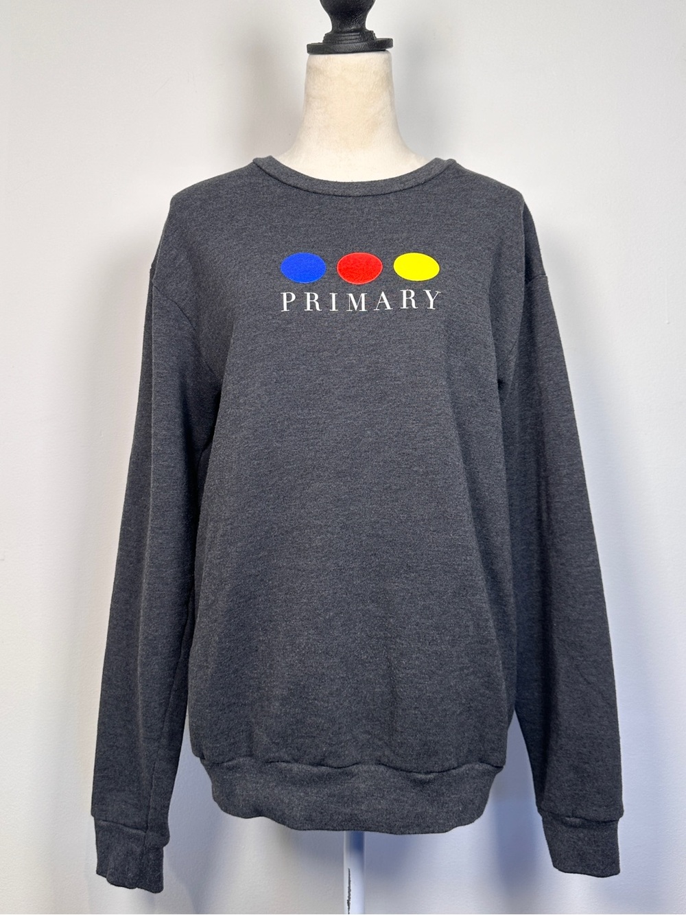 Los Angeles Apparel “PRIMARY” Graphic Sweatshirt – Made in USA – Unisex M